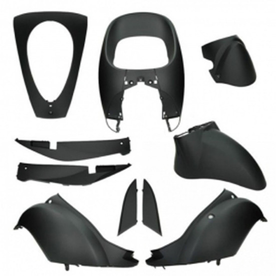 Kit carénages scooter Sym Mio Noir Mat
