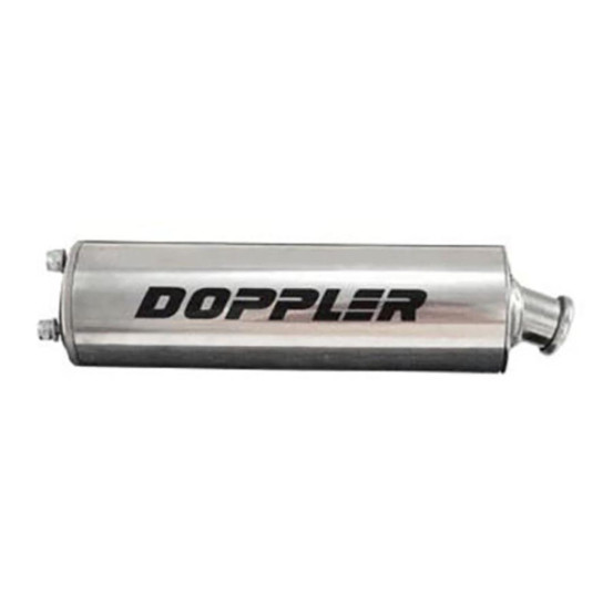 Silencieux d'échappement DOPPLER ER1 Aluminium Peugeot 103 SP / MVL / Vogue / SPX / RCX / MBK / Motobécane 51