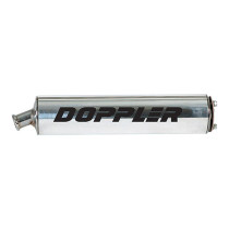 Silencieux d'échappement DOPPLER ER1 Aluminium poli (3 fixations)