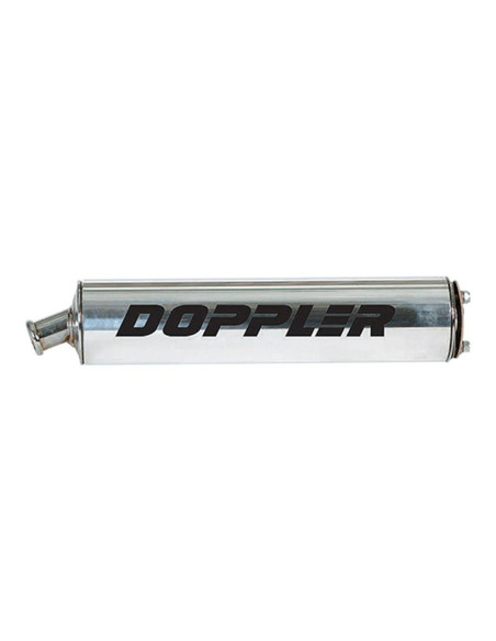 Silencieux d'échappement DOPPLER ER1 Aluminium poli (3 fixations)