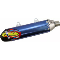 Silencieux FMF Factory 4.1 RCT Titane Anodisé Bleu embout carbone KTM 250/350/450 SXF/EXCF 2007-2016 / HUSQVARNA 250/350 FE 1..