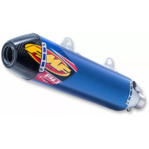 Silencieux FMF Factory 4.1 RCT Titane Anodisé Bleu embout carbone KTM 250/350/450 SXF/EXCF, Husqvarna 250/350/450 FC/FE 2016-..
