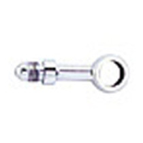 Banjo durite de frein GOODRIDGE droit 10mm 3/8 Noir