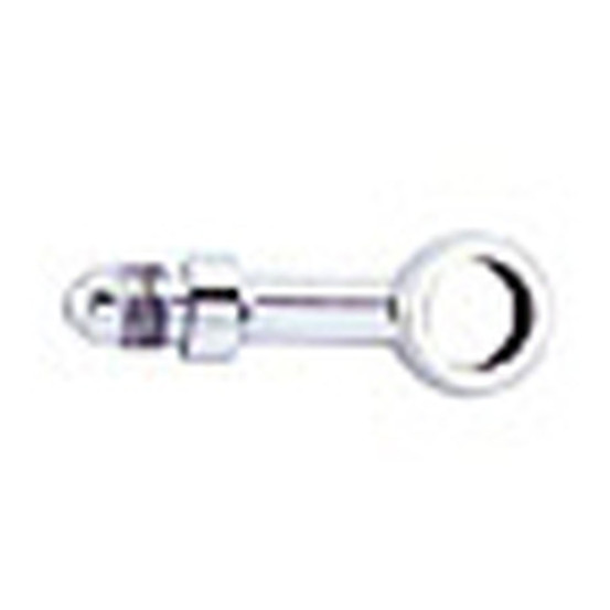 Banjo durite de frein GOODRIDGE droit 10mm 3/8 Noir