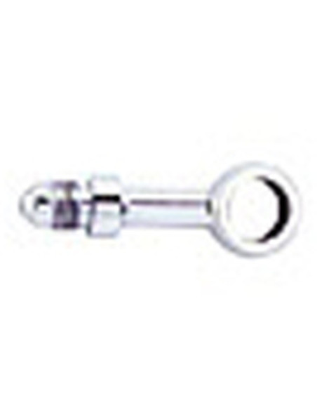 Banjo durite de frein GOODRIDGE droit 10mm 3/8 Noir