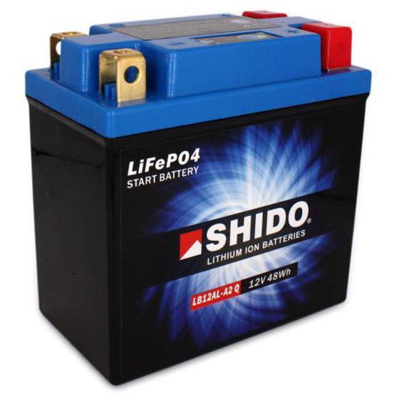 Batterie moto lithium 12v SHIDO LB12AL-A2
