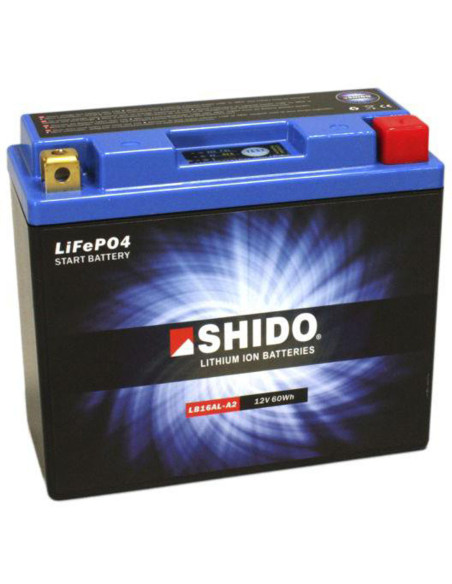 Batterie moto lithium 12v SHIDO LB16AL-A2