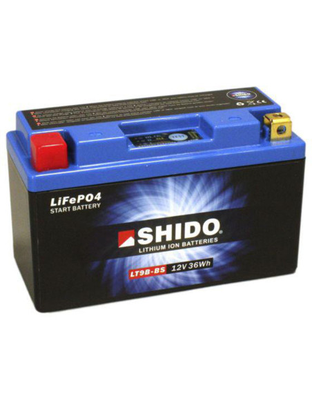 Batterie moto lithium 12v SHIDO LT9BS-BS