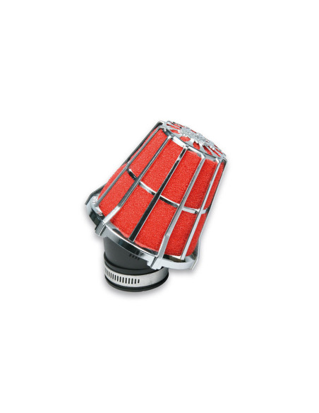 Filtre à air MALOSSI E5 diamètre 38 Mikuni Chrome