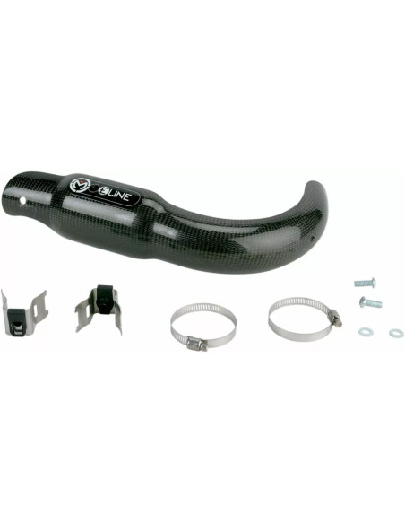 Protection carbone Moose Racing pour collecteur FMF Power Bomb Yamaha 450 YZ-F 2007-2009 450 WR-F 2007-2015