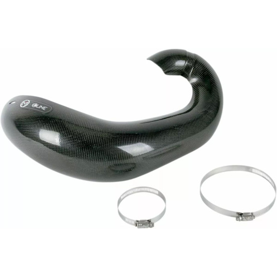 Protection carbone Moose Racing pour pot Pro Circuit Platinium 1 Honda 250 CR 2003-2007