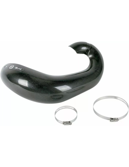 Protection carbone Moose Racing pour pot Pro Circuit Platinium 1 Honda 250 CR 2003-2007