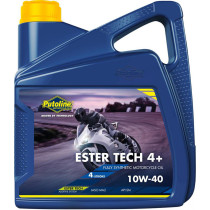 Huile moteur 4T PUTOLINE Ester Tech Syntec ROAD 4+ (4 litres) 10W40