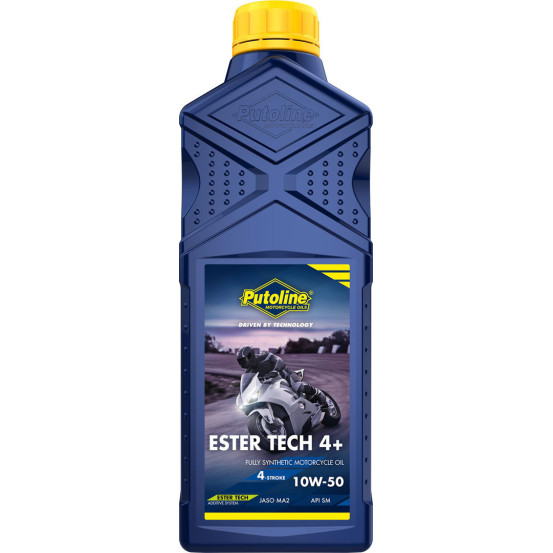 Huile moteur 4T PUTOLINE Ester Tech Syntec ROAD 4+ (1 litre) 10W50