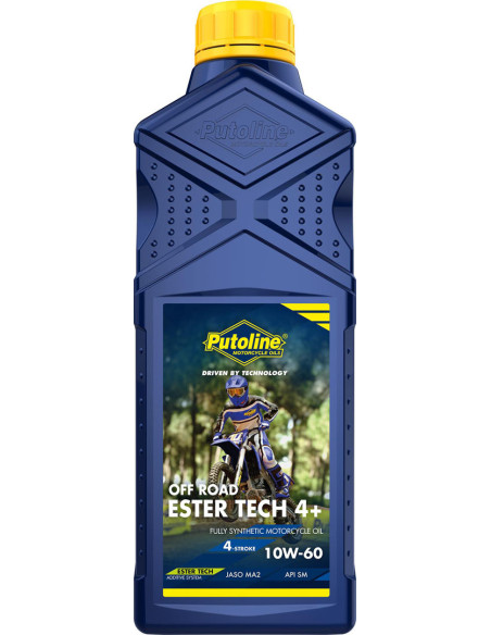Huile moteur 4T PUTOLINE Ester Tech OFF ROAD 4+ (1 litre) 10W60