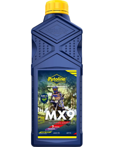 Huile moteur 2T PUTOLINE Ester Tech MX9 100% synthèse (1 litre)