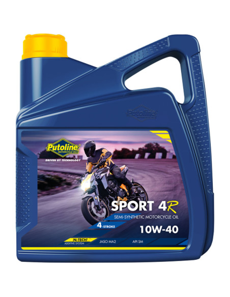 Huile moteur 4T PUTOLINE Sport 4R semi synthèse (4 litres) 10W40