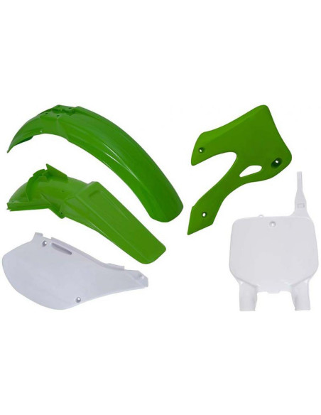 Kit plastiques - Origine - RACETECH KAWASAKI 125/250 KX 1999-2002