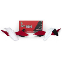 Kit plastiques - Blanc Rouge - RACETECH HUSQVARNA 449 TC/TE 2011-2013