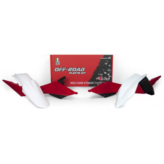 Kit plastiques - Blanc Rouge - RACETECH HUSQVARNA 449 TC/TE 2011-2013