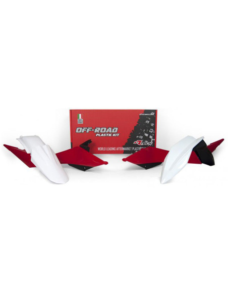 Kit plastiques - Blanc Rouge - RACETECH HUSQVARNA 449 TC/TE 2011-2013