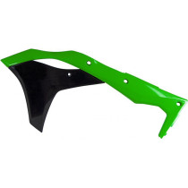 Ouies de radiateur - Noir Vert - RACETECH Kawasaki 250 KXF 2017-2018