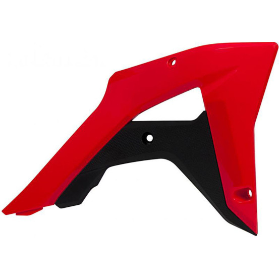 Ouies de radiateur - Noir Rouge - RACETECH Honda 450 CRF RX 2017-2018