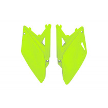 Plaques Latérales - Jaune Fluo - RACETECH Suzuki 250 RMZ 2008-2017