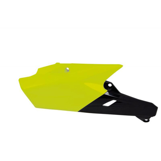 Plaques Latérales - Noir Jaune Fluo - RACETECH Yamaha 250 YZF 2014-2018 450 YZF 2014-2017 250/450 WRF 2015-2018