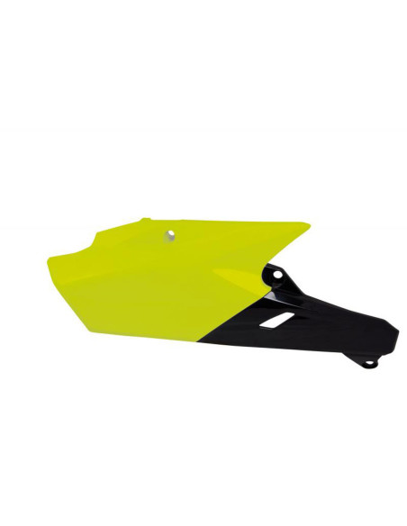Plaques Latérales - Noir Jaune Fluo - RACETECH Yamaha 250 YZF 2014-2018 450 YZF 2014-2017 250/450 WRF 2015-2018