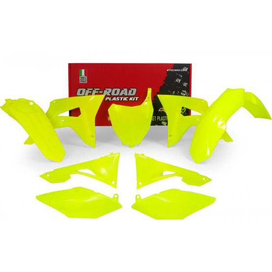 Kit Plastique - Jaune Fluo - RACETECH Honda 450 CRF R 2017-2018