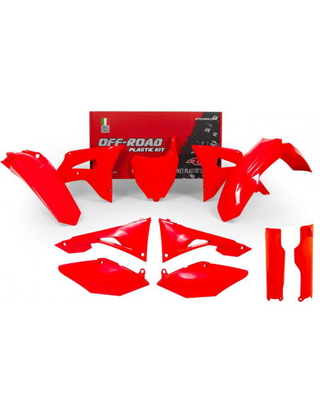 Kit Plastique - Rouge Fluo - RACETECH Honda 250 CRF 2018 450 CRF R 2017-2018