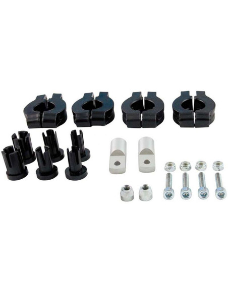Kit fixation plastique pour protege main RACETECH Vertigo/FLX/RAPTOR Ø 22/28.6