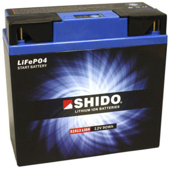 Batterie moto lithium 12v SHIDO 51913