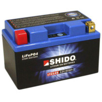 Batterie moto lithium 12v Ion SHIDO LTZ14S Sans Entretien