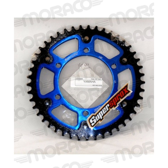 Couronne Stealth Bi-métal SUPERSPROX - Pas 525 - Bleue - 45 dents - CC810SB