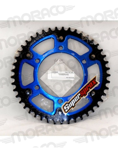 Couronne Stealth Bi-métal SUPERSPROX - Pas 525 - Bleue - 45 dents - CC810SB