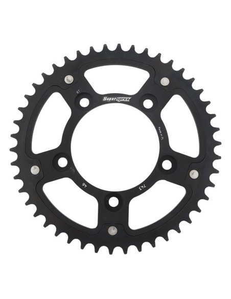 Couronne Stealth Supersprox Bi-métal Pas 525 Noir 46 dents CL613SN