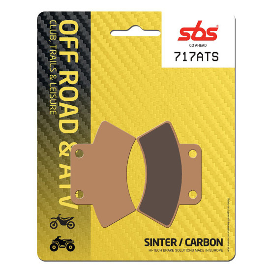 Plaquettes de frein SBS 717 ATS.S Sinter Carbone