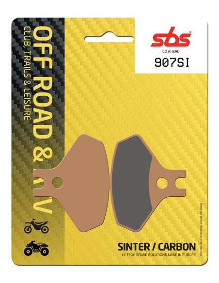 Plaquettes de frein SBS 907 SI Sinter