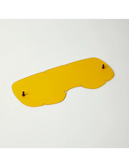 Ecran Lexan pour masque cross enfant Fox Airspace et Main II - Jaune
