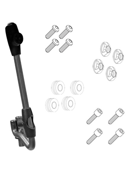 Kit de fixation pour bulle Givi A6704A Aprilia Scarabeo 50 2014 - 2015 50 Street 2009 - 2013 50 - 100 2009 - 2013