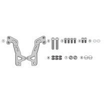 kit fixation bulle Givi AL9051A Royal Enfield Interceptor 650 2019-2022