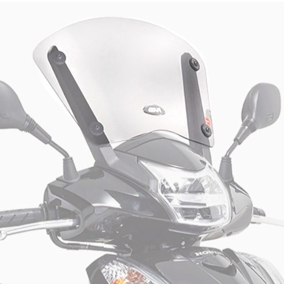 Bulle Givi D1100ST Honda SH 300I 2015-2020 - Incolore
