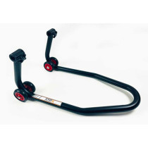 Béquille avant Noir LV8 avec supports à rouleaux
