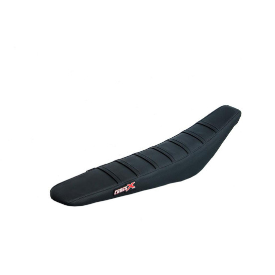 Housse de selle CrossX Racing avec bandes KTM SX SXF 2023 noir