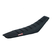 Housse de selle CrossX Racing avec bandes Husqvarna TC/FC 2019-2020 TE/FE 2020 Noir