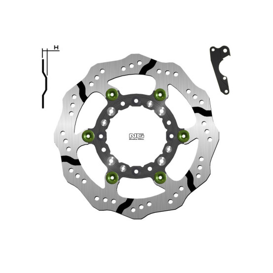 Kit disque de frein Oversize avant NG BRAKES SUZUKI - KAWASAKI