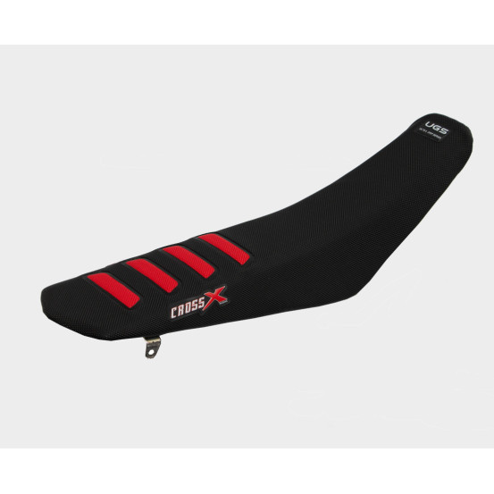 Housse de selle CrossX UGS WAVE Stark Varg noir-rouge