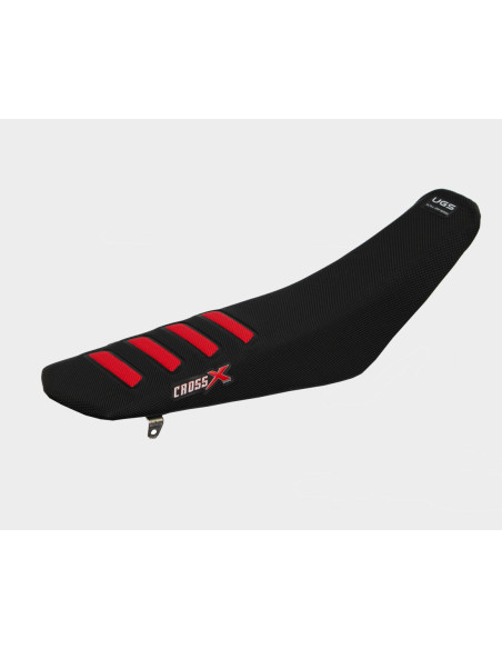 Housse de selle CrossX UGS WAVE Stark Varg noir-rouge